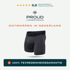 Proud lekvrije boxershort donkergrijs