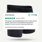 Proud lekvrije boxershort donkergrijs