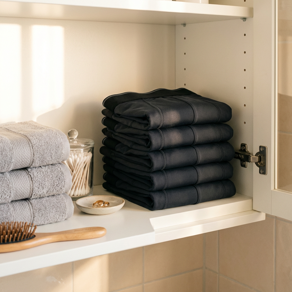 absorberende boxershorts mannen op gestapeld.
