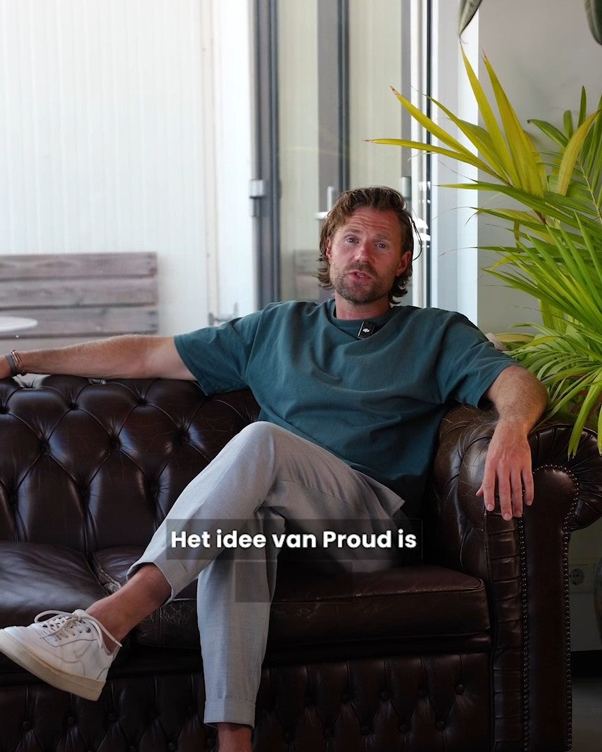 Proud lekvrije boxershort donkergrijs