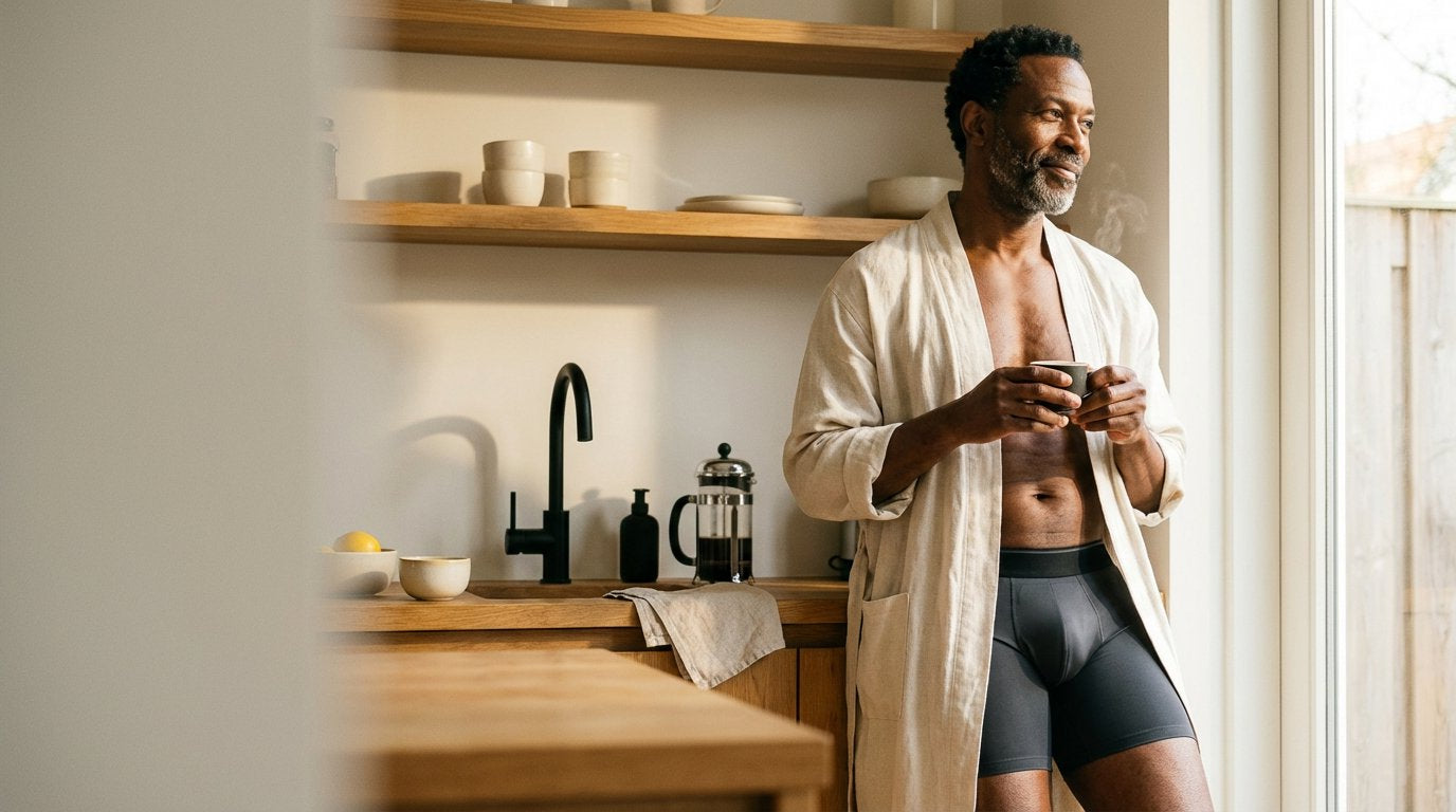 Premium absorberendondergoed voor mannen, Proud lifestyle hero