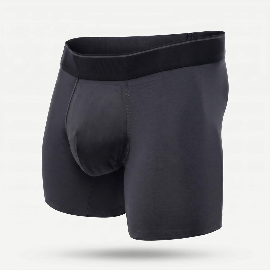 Proud incontinentie boxershort heren donkergrijs, zijkant