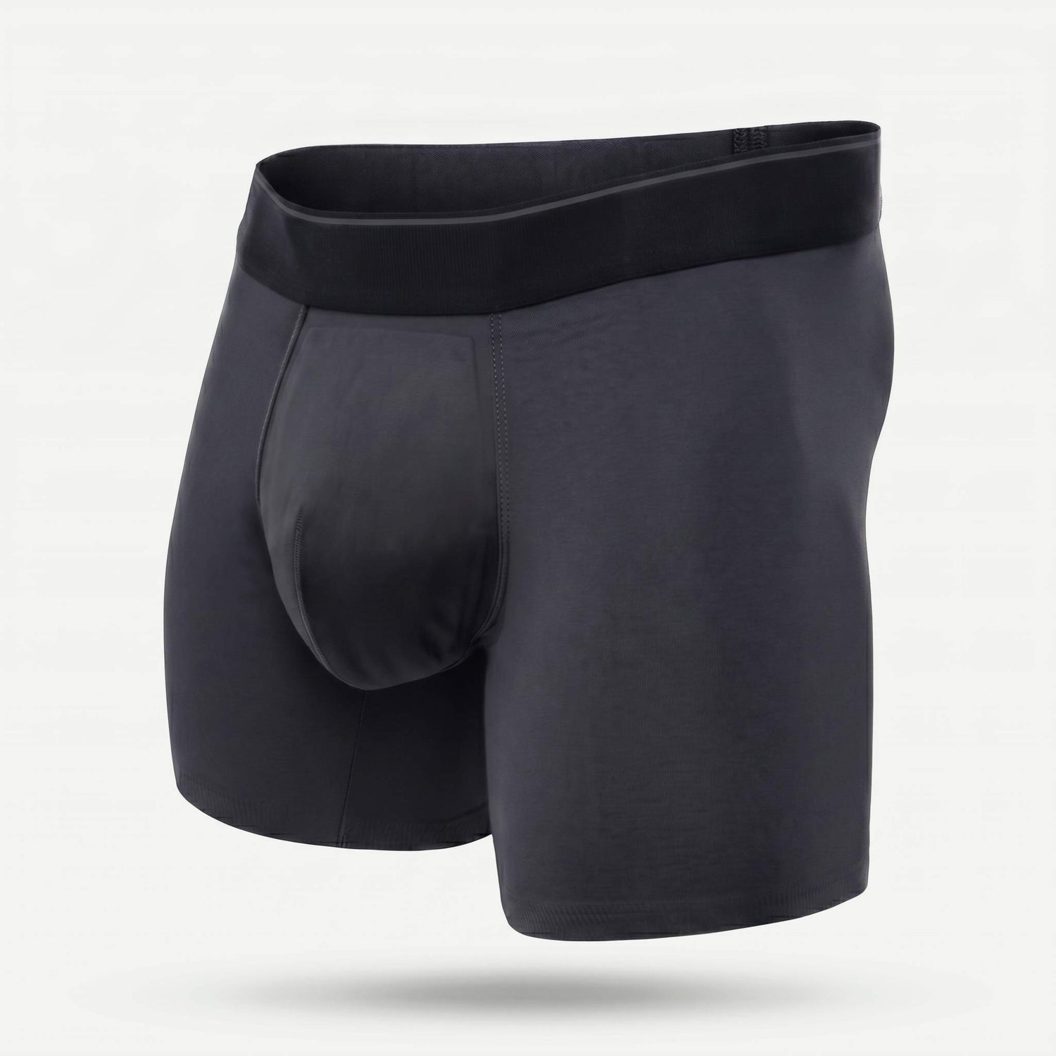 Proud incontinentie boxershort heren donkergrijs, zijkant