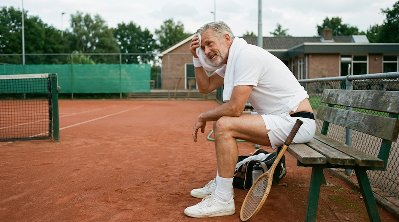 Proud lekvrije ondergoed voor mannen - actieve man tennisbaan