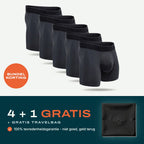 Proud lekvrije boxershort donkergrijs
