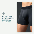 Proud lekvrije boxershort donkergrijs